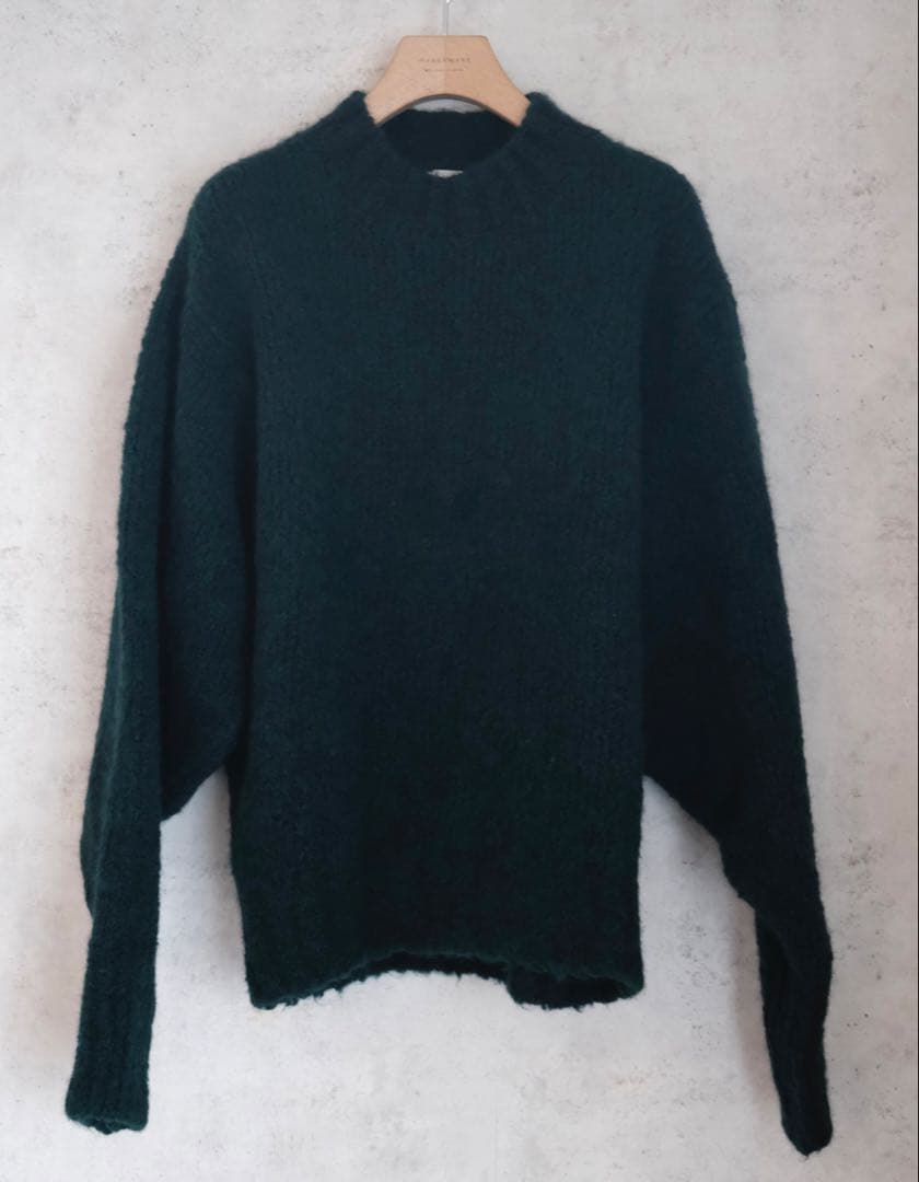 ATON アルパカモックネックニット　上代4.6万