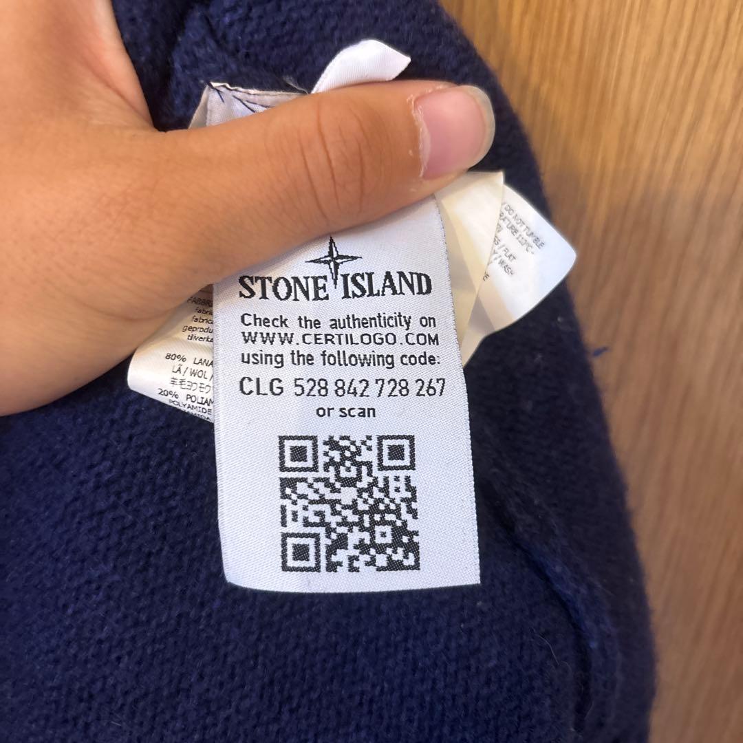希少　Stone  ネイビー ニットセーター 正規品