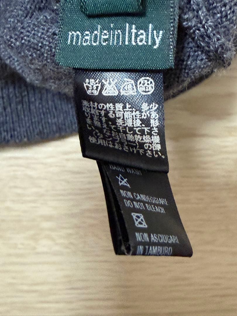 ザノーネ／ZANONE／ニット／チャコールグレー／44