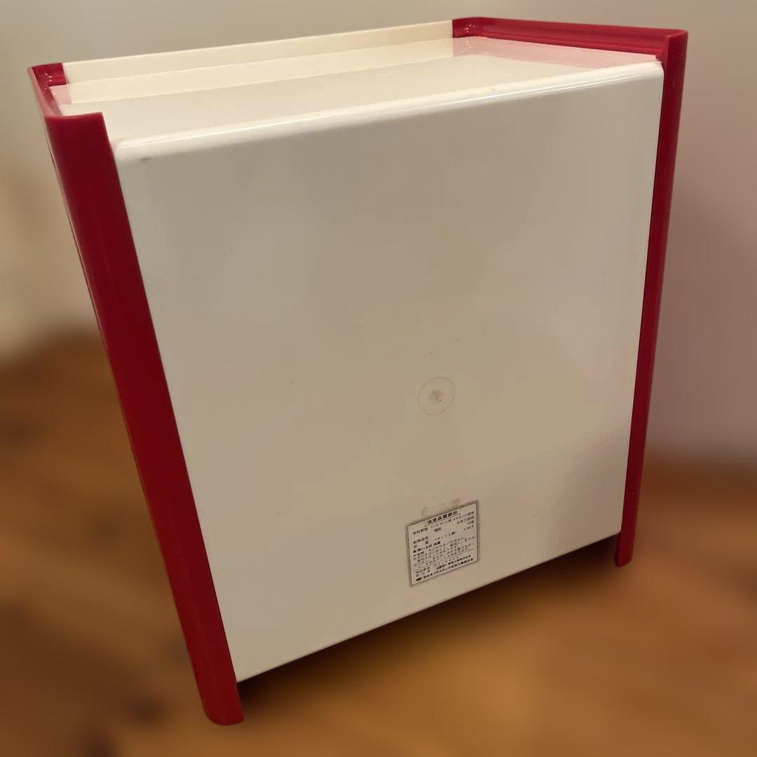 昭和レトロ　キッチンラック　クッキングケース　調味料入れケース　赤　未使用