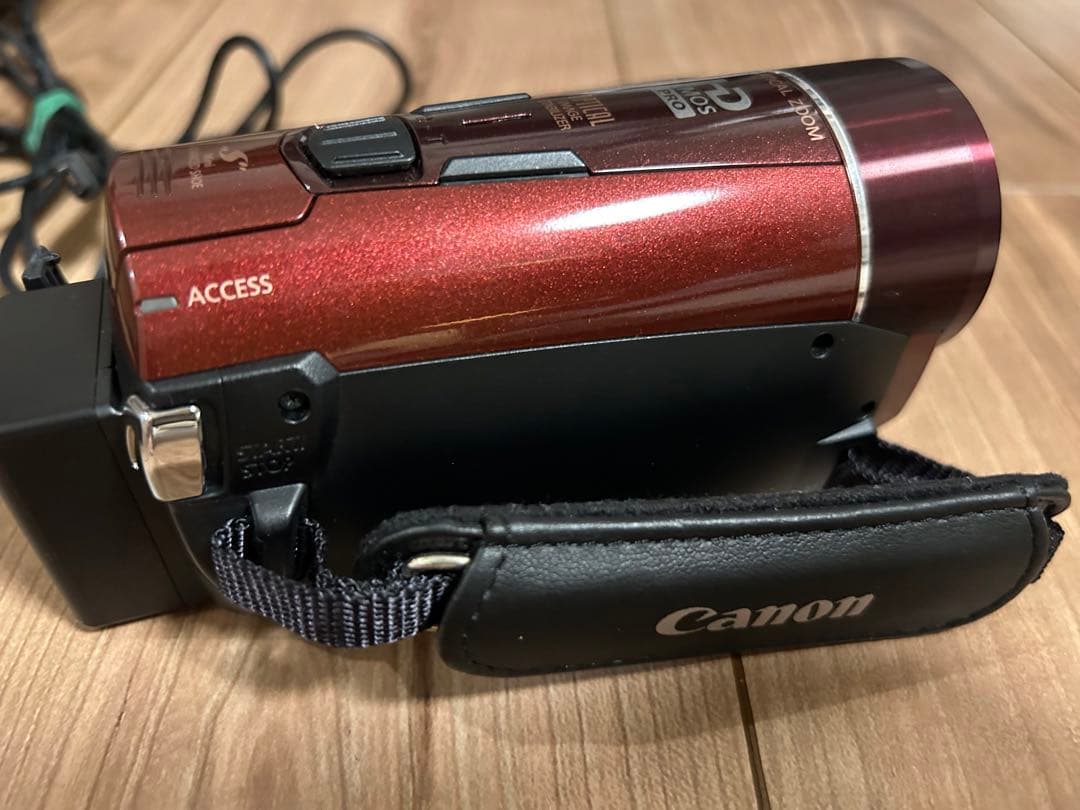 Canon HD ビデオカメラ 10倍光学ズーム 充電器・バッグ付き　HFM51