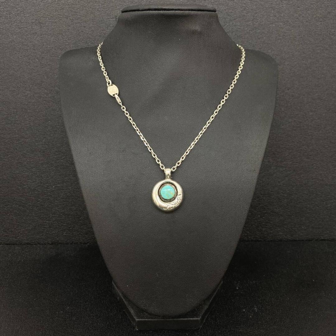 ARIZONA FREEDOM シルバー ターコイズ 唐草 メタル ペンダント