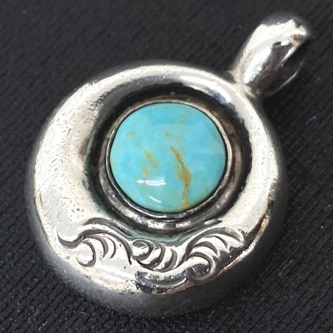 ARIZONA FREEDOM シルバー ターコイズ 唐草 メタル ペンダント