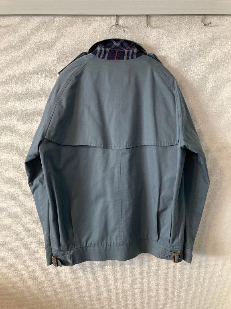 80s Burberry ハリントンジャケット 一枚袖 英国製 ウールライナー