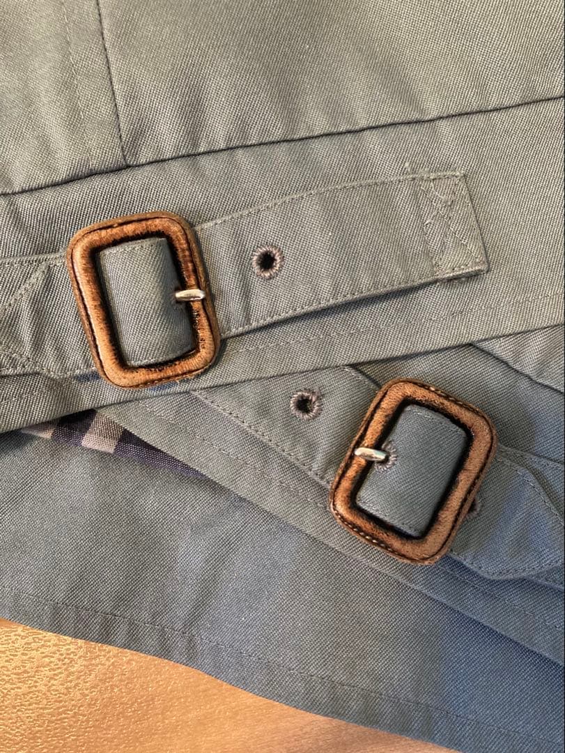 80s Burberry ハリントンジャケット 一枚袖 英国製 ウールライナー