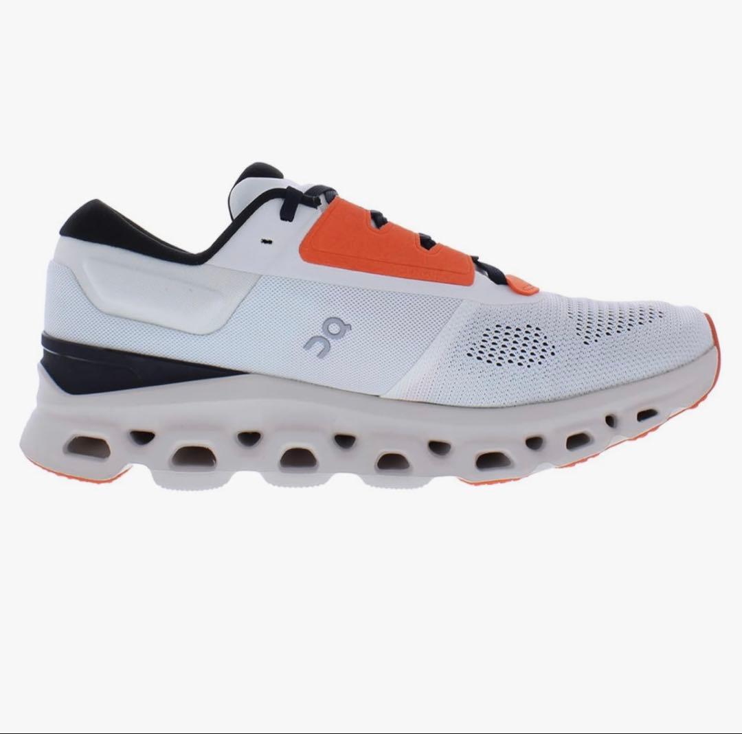 On ランニングシューズ ホワイト/オレンジ