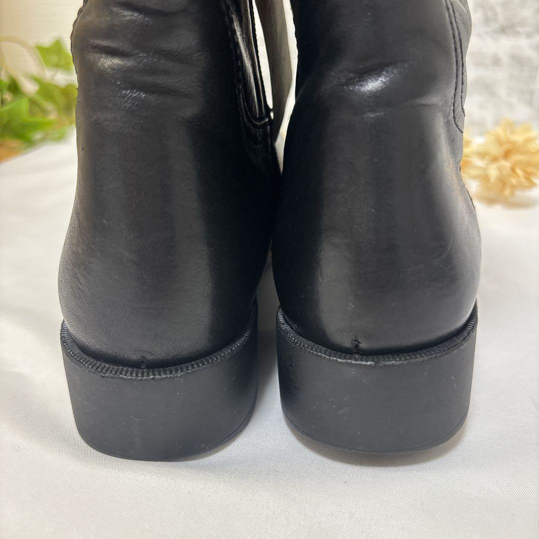 【未使用品】カンペール　CAMPER ミドルブーツ　ブラック　38 サイドジップ