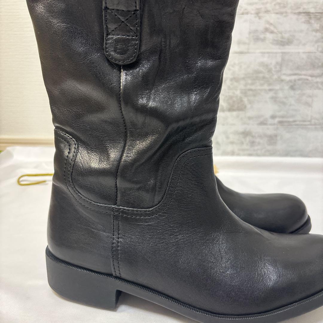 【未使用品】カンペール　CAMPER ミドルブーツ　ブラック　38 サイドジップ