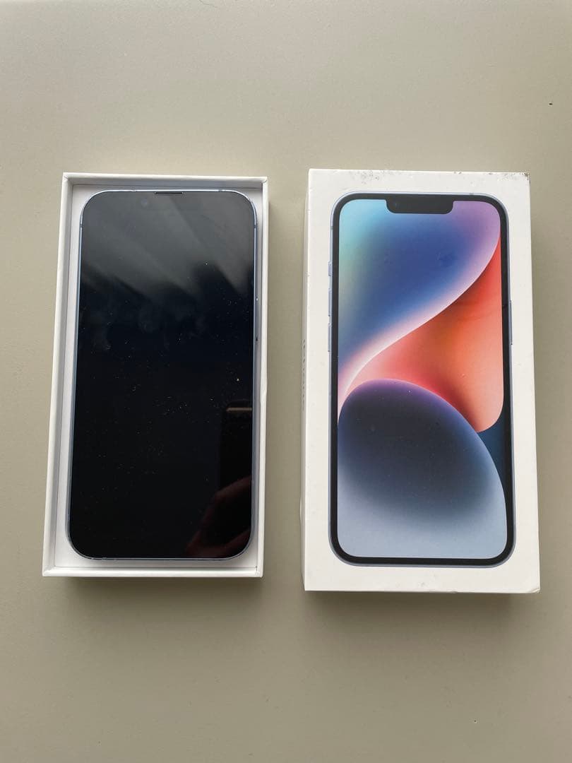 Apple iPhone 14 本体 ブルー SIMフリー残債なし128GB