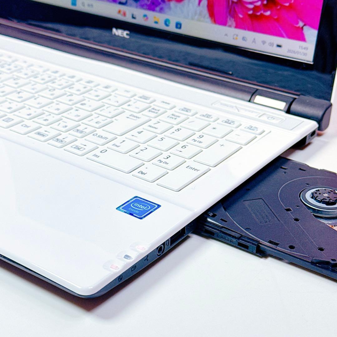 新品SSD✨Windows11 薄型ノートパソコン カメラ 高性能i3 オフィス