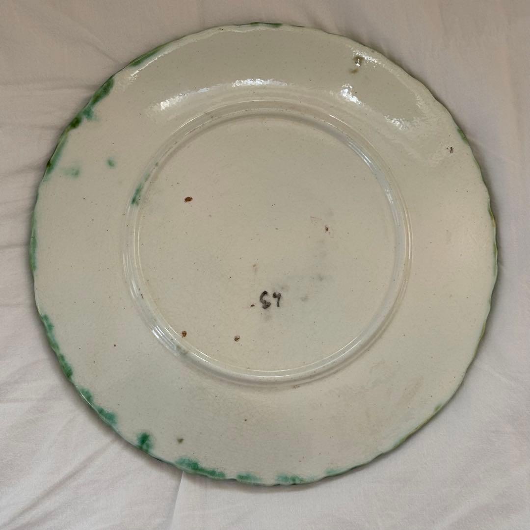 フランス アンティーク バルボティーヌ いちご柄 プレート