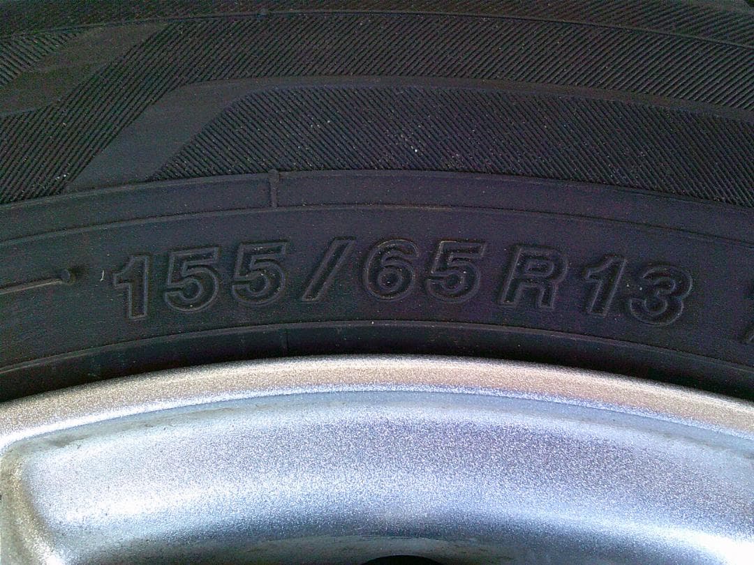 送料込☆中古スタッドレスセット☆ヨコハマiG60☆155/65R13☆アルト等