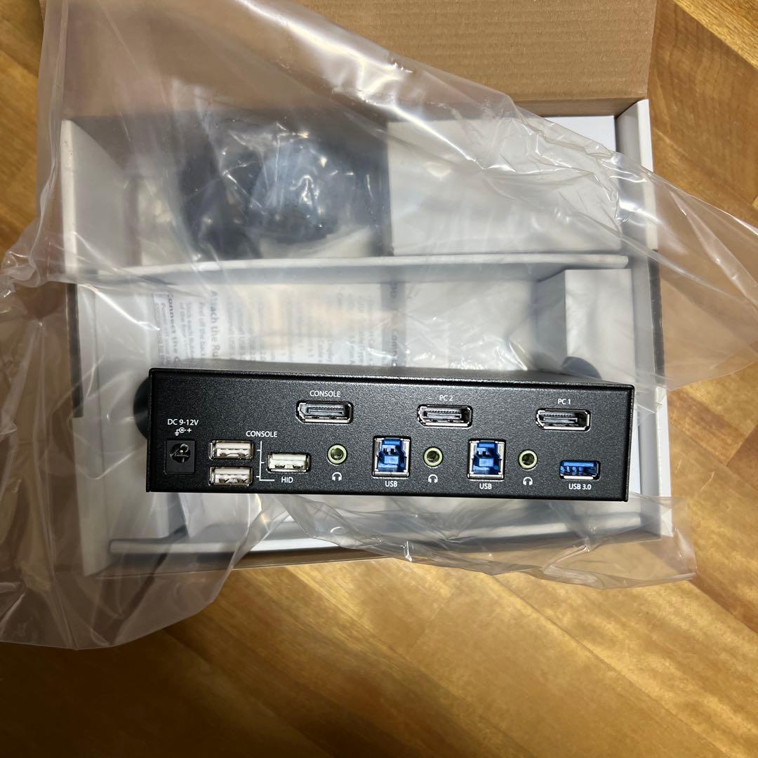 2ポートDisplayPort対応KVMスイッチ 4K／60Hz対応