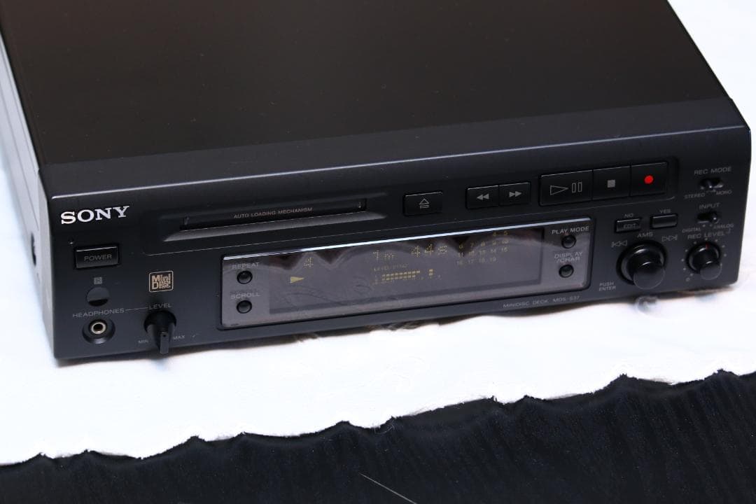SONY MDS-S37　MD プレイヤー/レコーダー　日本製　完動品