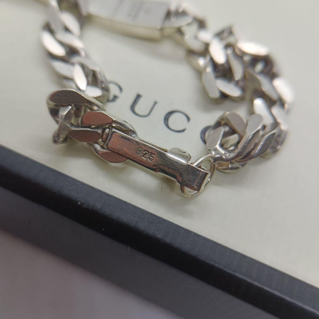 ミゾタツ様　GUCCI✨️　ブレスレット　プレート　ゴースト　925 シルバー