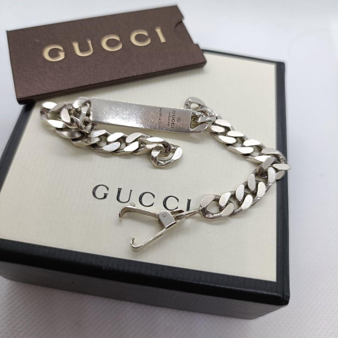 ミゾタツ様　GUCCI✨️　ブレスレット　プレート　ゴースト　925 シルバー