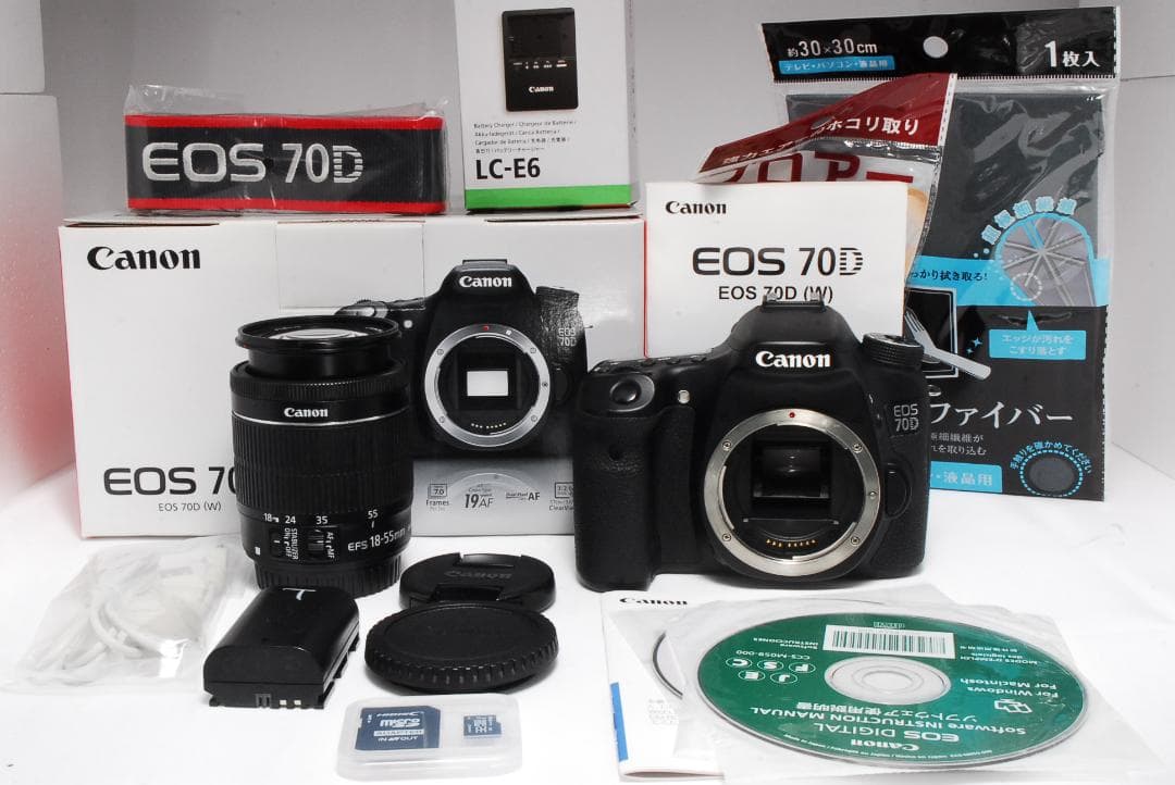 Canon EOS 70D レンズキット／美品／動作良好／初心者◎／すぐ撮影OK