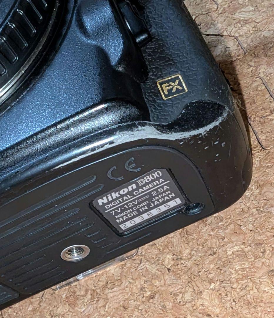 Nikon D800+バッテリーグリップ、64gbCFカード付き