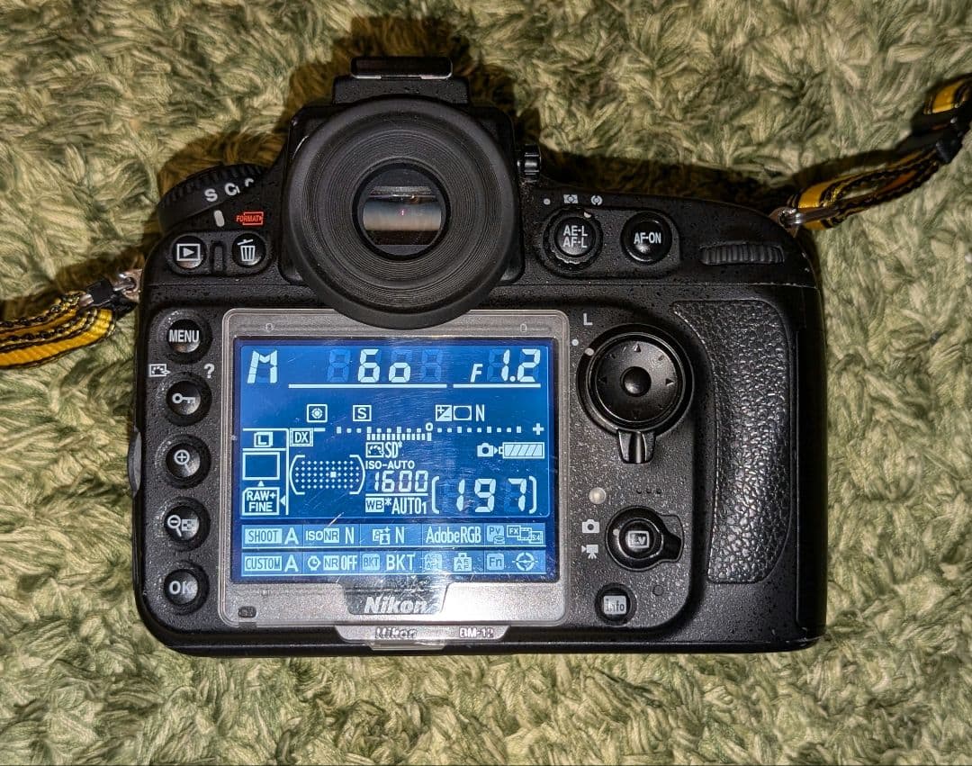 Nikon D800+バッテリーグリップ、64gbCFカード付き