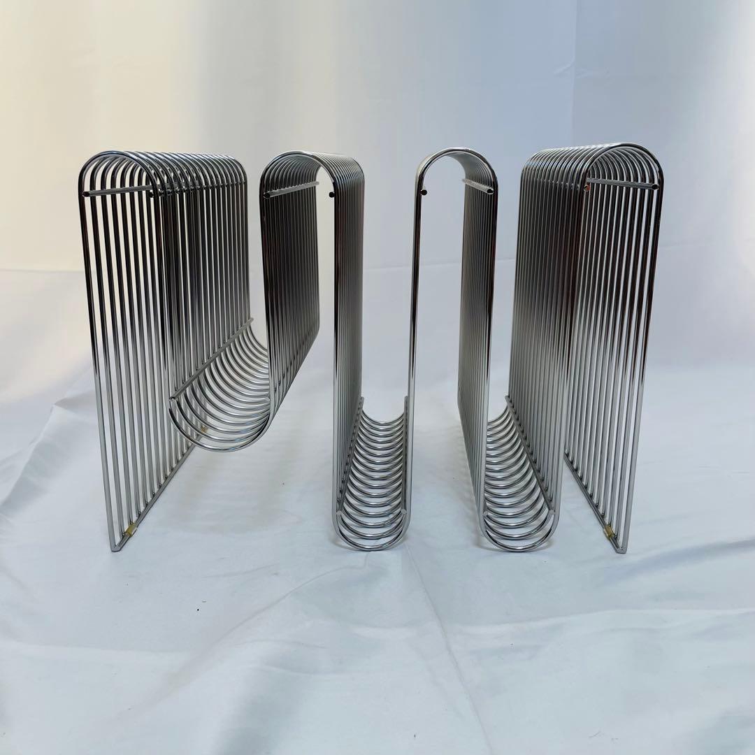 AYTM Curva マガジンラック シルバー