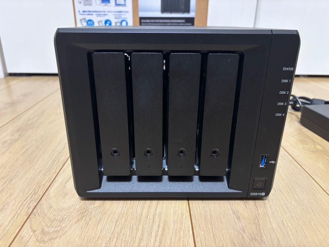 Synology DS918+ 4ベイ NAS