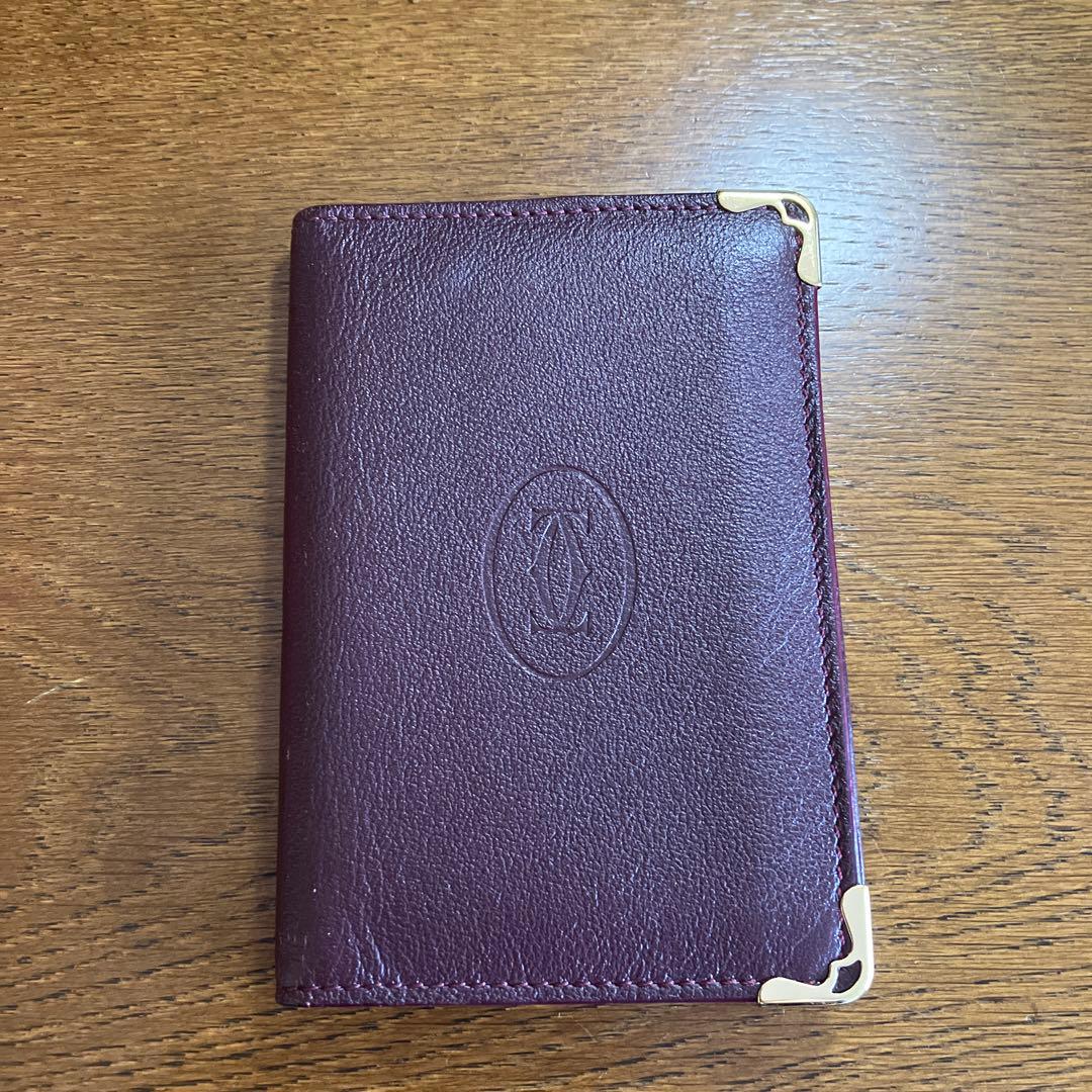 カルティエマスト名刺入れ　ボルドー