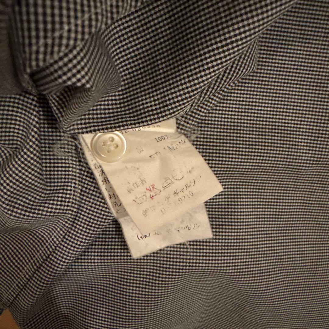 ギャルソンオム 90s田中オム ギンガムチェックシャツ