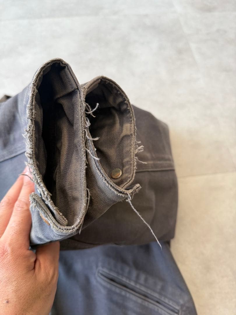 鬼フェード　カーハート　デトロイトジャケット　L Carhartt