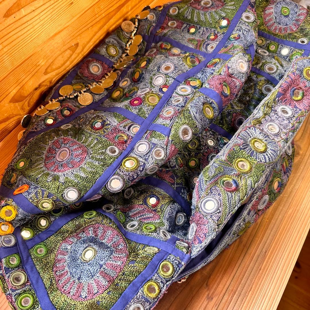 刺繍が凄すぎる♡レア♡ヴィンテージ♡TYLIEMALIBU♡BIGトート♡