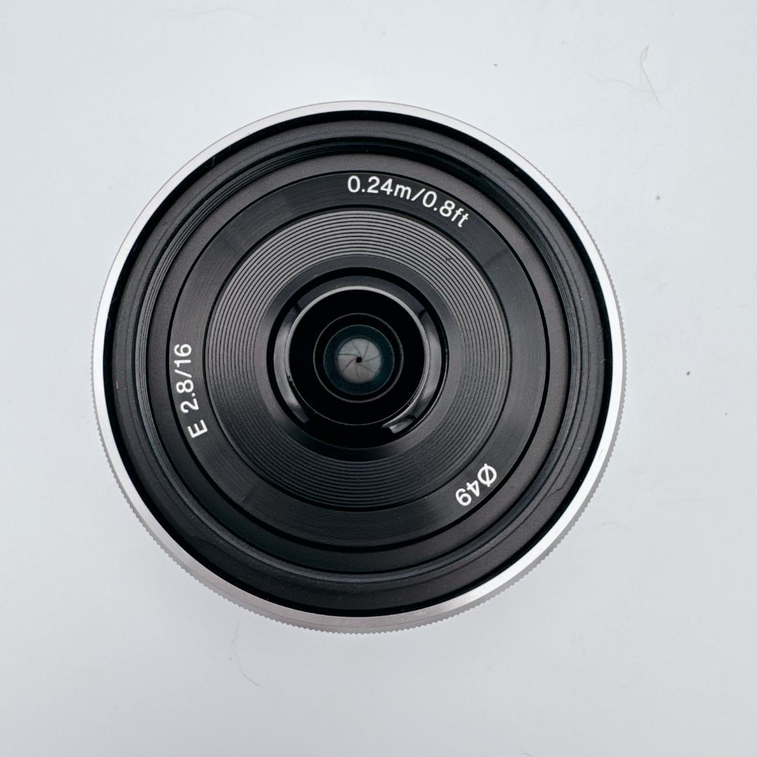 【美品】Sony E 16mm F2.8 SEL16F28 パンケーキレンズ