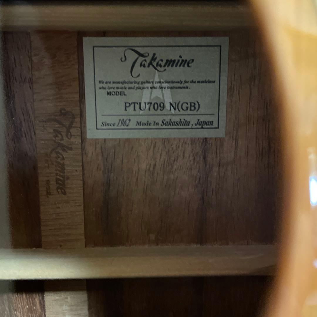 タカミネ PTU709N アコースティックギター ハワイアンコア材 美品 日本製