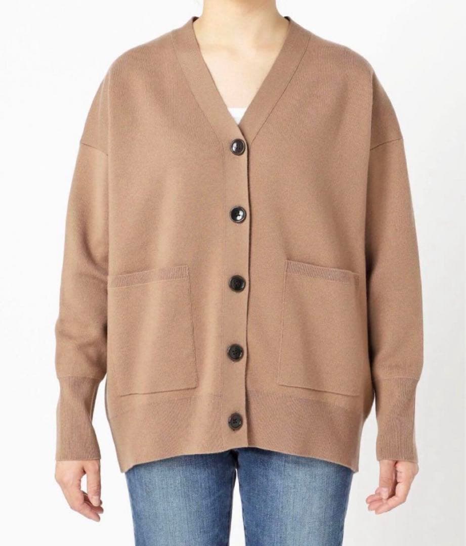 Spick & Span☆ダブルジャガードビッグカーディガン