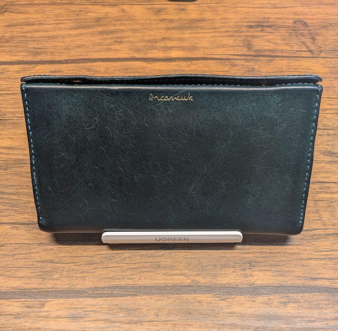 Arcaneuk アルカヌーク　レガシー　長財布　ターコイズ