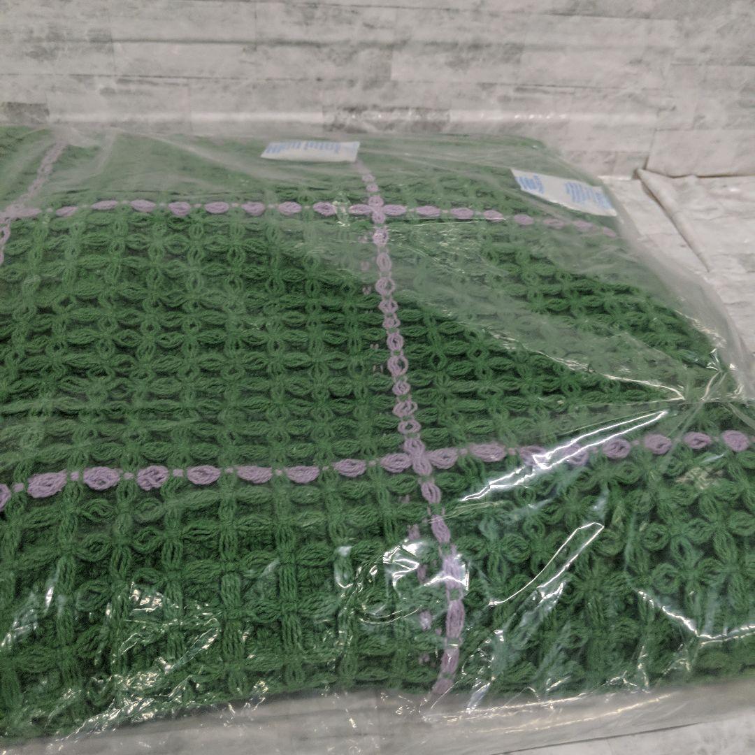 SKMR954 ▲　ラグ　フランフラン　ワッフル ウィンドウペン コットンラグ