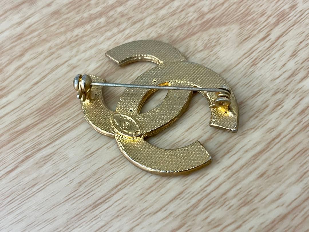 CHANEL シャネル　ブローチ　ラインストーン　ヴィンテージ