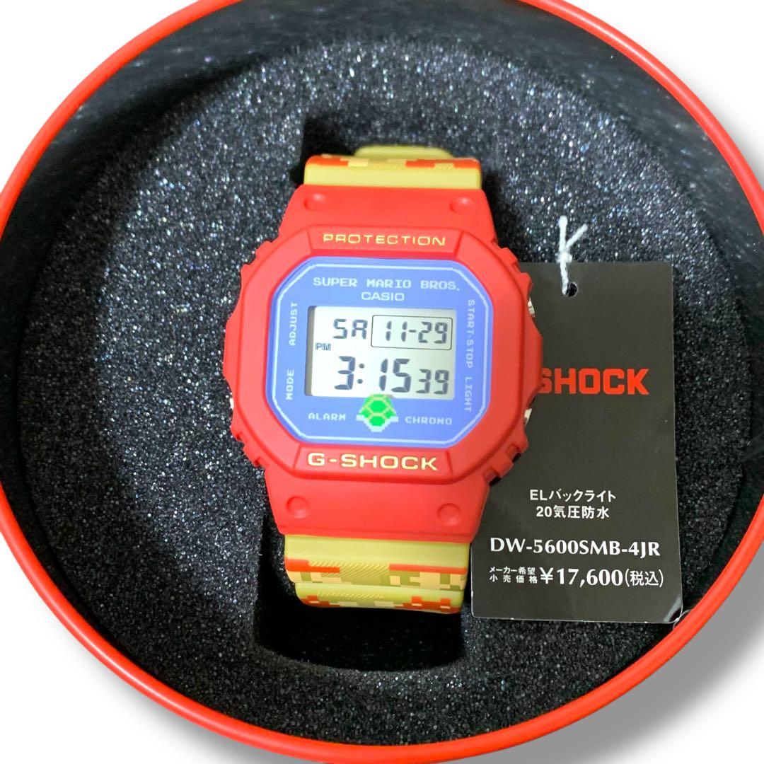 新品　G-SHOCK スーパーマリオ　DW-5600SMB-4JR コラボ