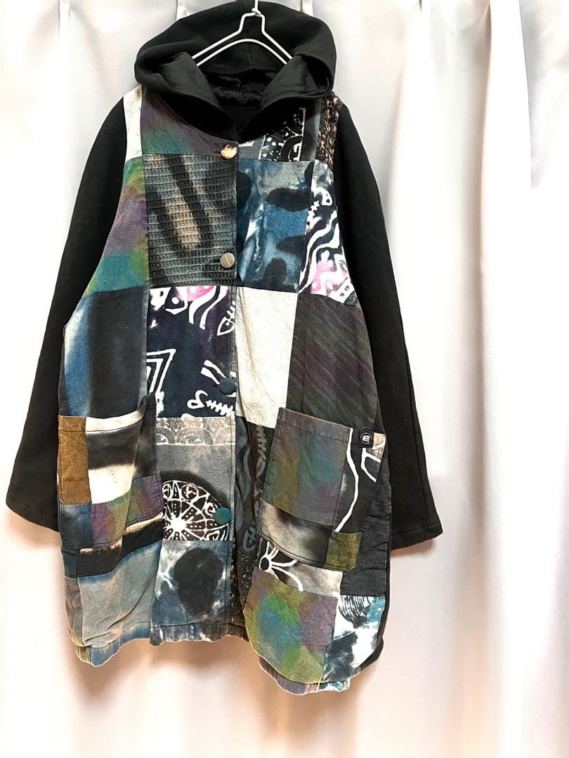 EL RODEO 異素材パッチワークアウター オーバーサイズ 個性的