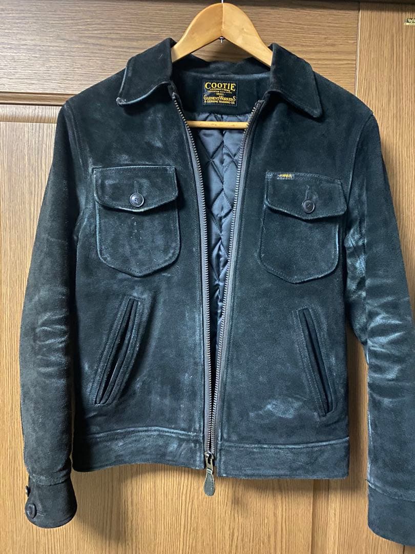 cootie スウェードライダースジャケット　Sサイズ　レザーライダース