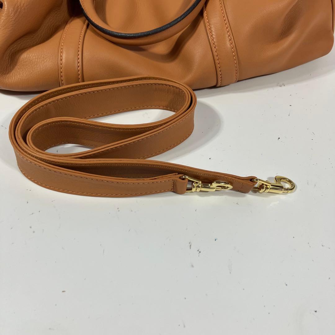 極美品グッチ ２way ボストンバッグ キャメル ブラウンGUCCI ショルダー