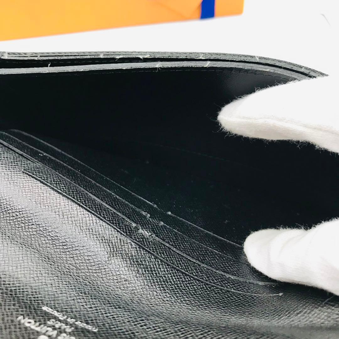 ルイヴィトン✨タイガ 黒 ポルトフォイユ アコルディオン 長財布 アルドワーズ