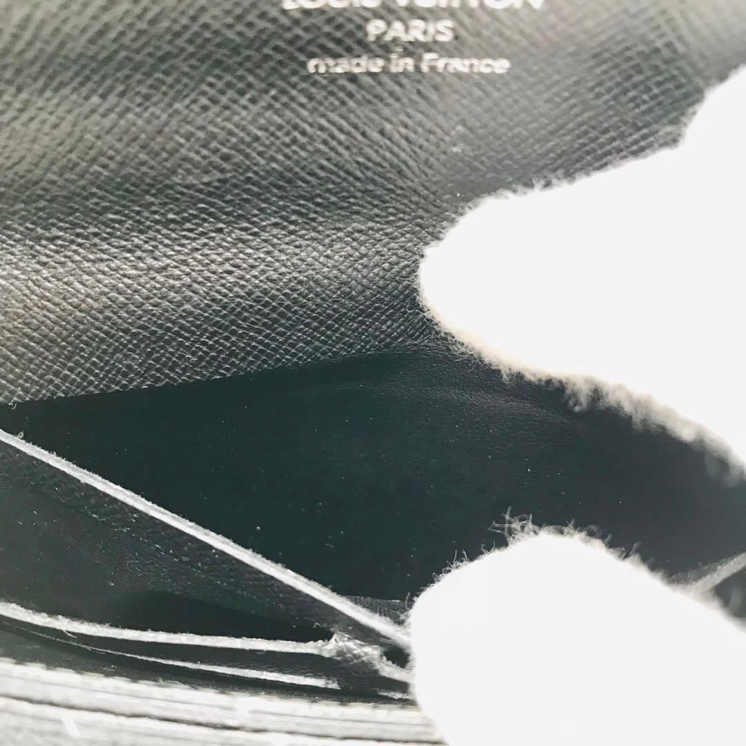 ルイヴィトン✨タイガ 黒 ポルトフォイユ アコルディオン 長財布 アルドワーズ