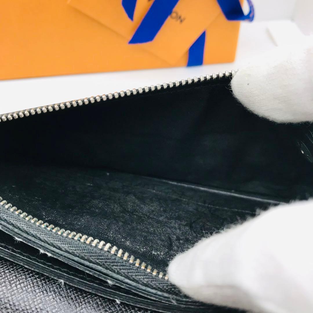 ルイヴィトン✨タイガ 黒 ポルトフォイユ アコルディオン 長財布 アルドワーズ