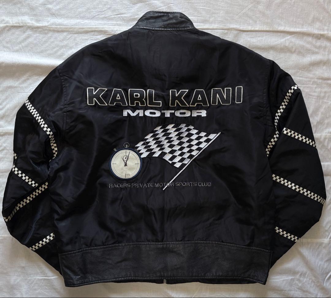 90' KARL KANI Racing Jacket ビンテージ カールカナイ