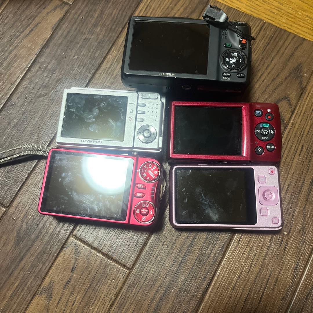 コンパクトデジタルカメラ5台　ジャンク