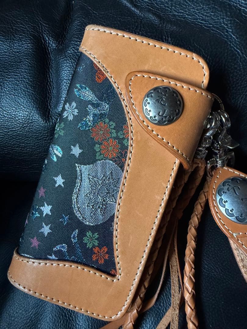 花山　長財布　KAZAN 超美品　ライダース　感謝価格DENGER