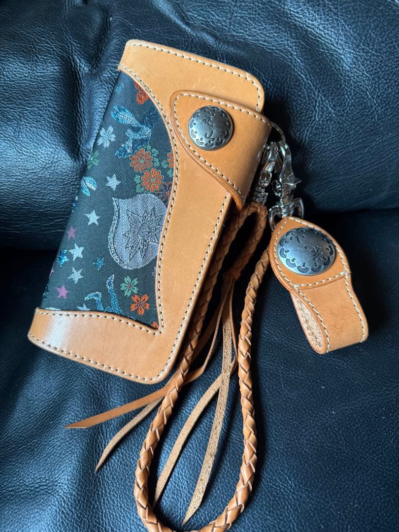 花山　長財布　KAZAN 超美品　ライダース　感謝価格DENGER