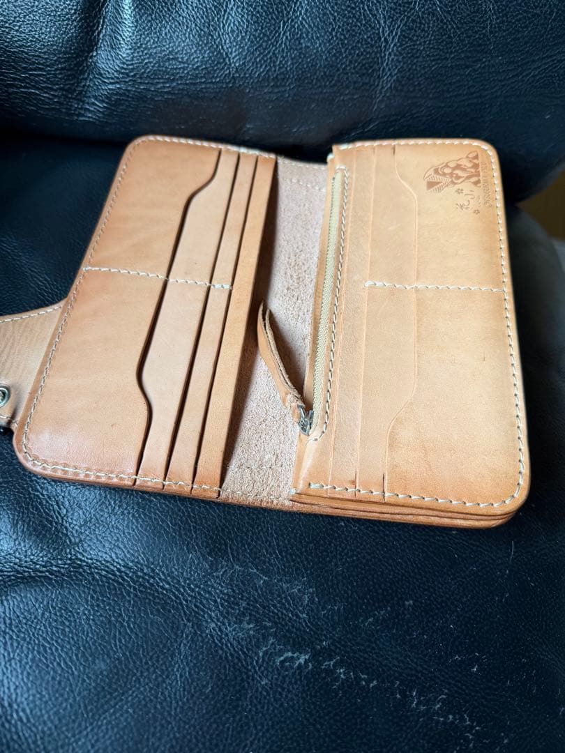 花山　長財布　KAZAN 超美品　ライダース　感謝価格DENGER