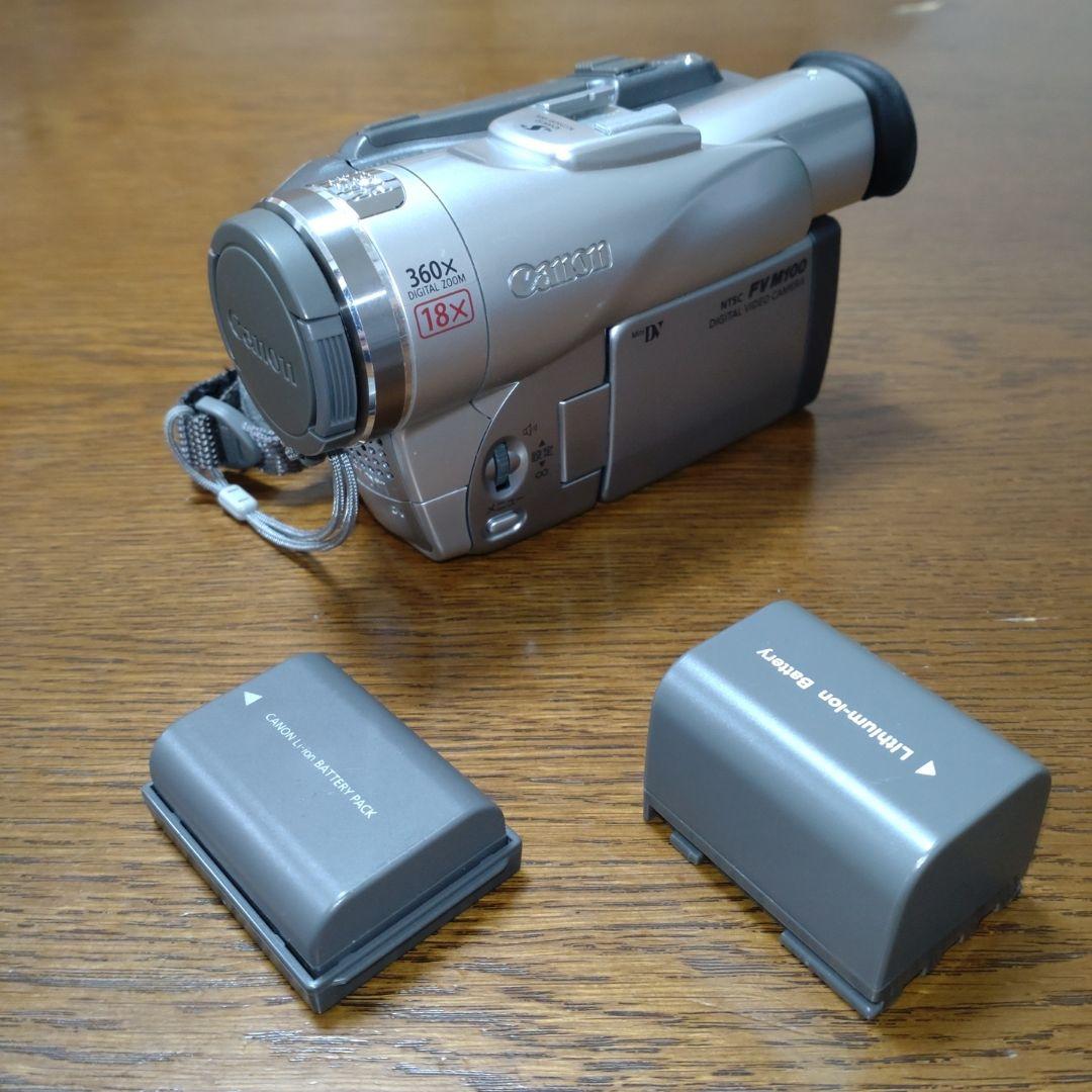 キャノン FV M100 MiniDVと付属品