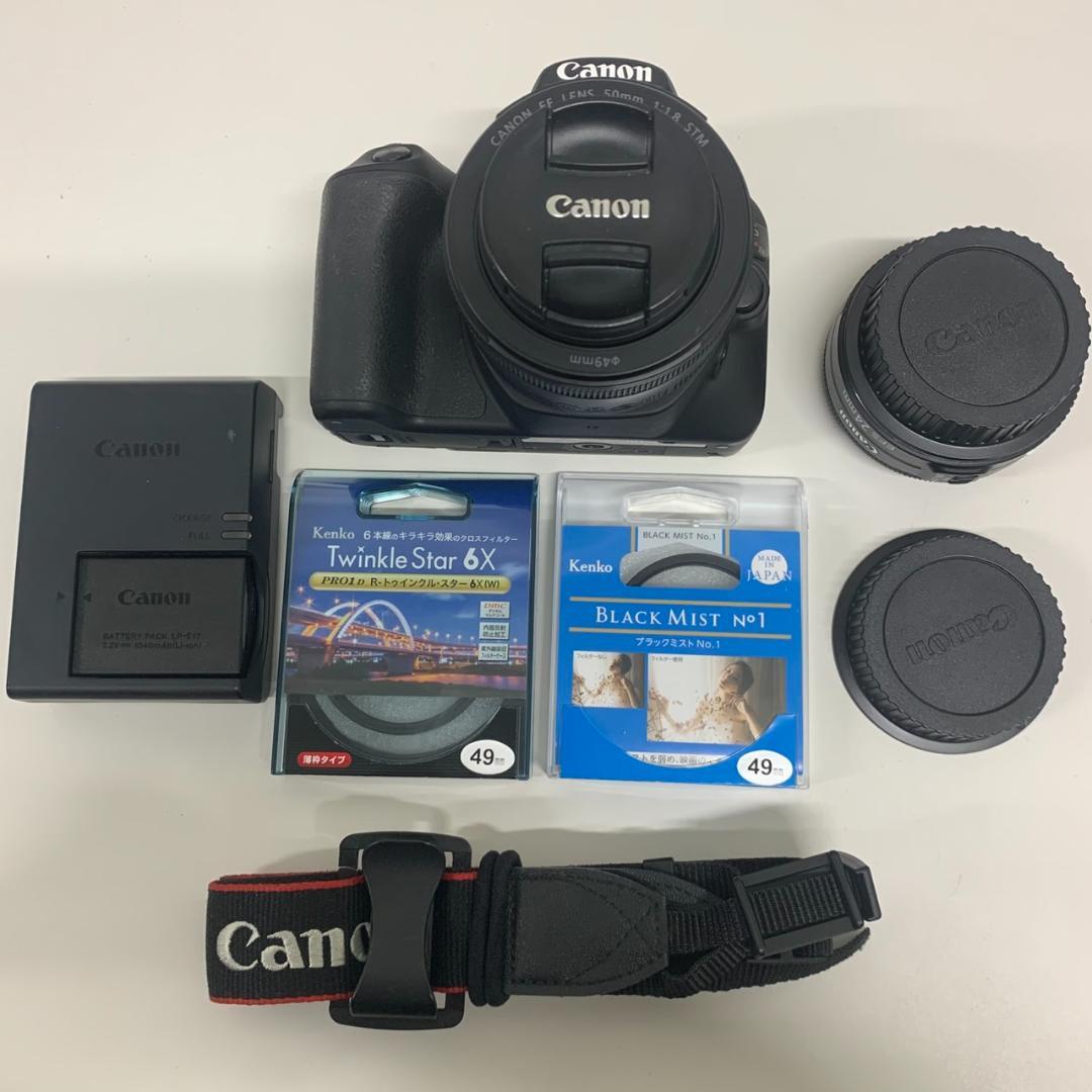 Canon　EOS kiss　X9　替えレンズ、フィルター2種付