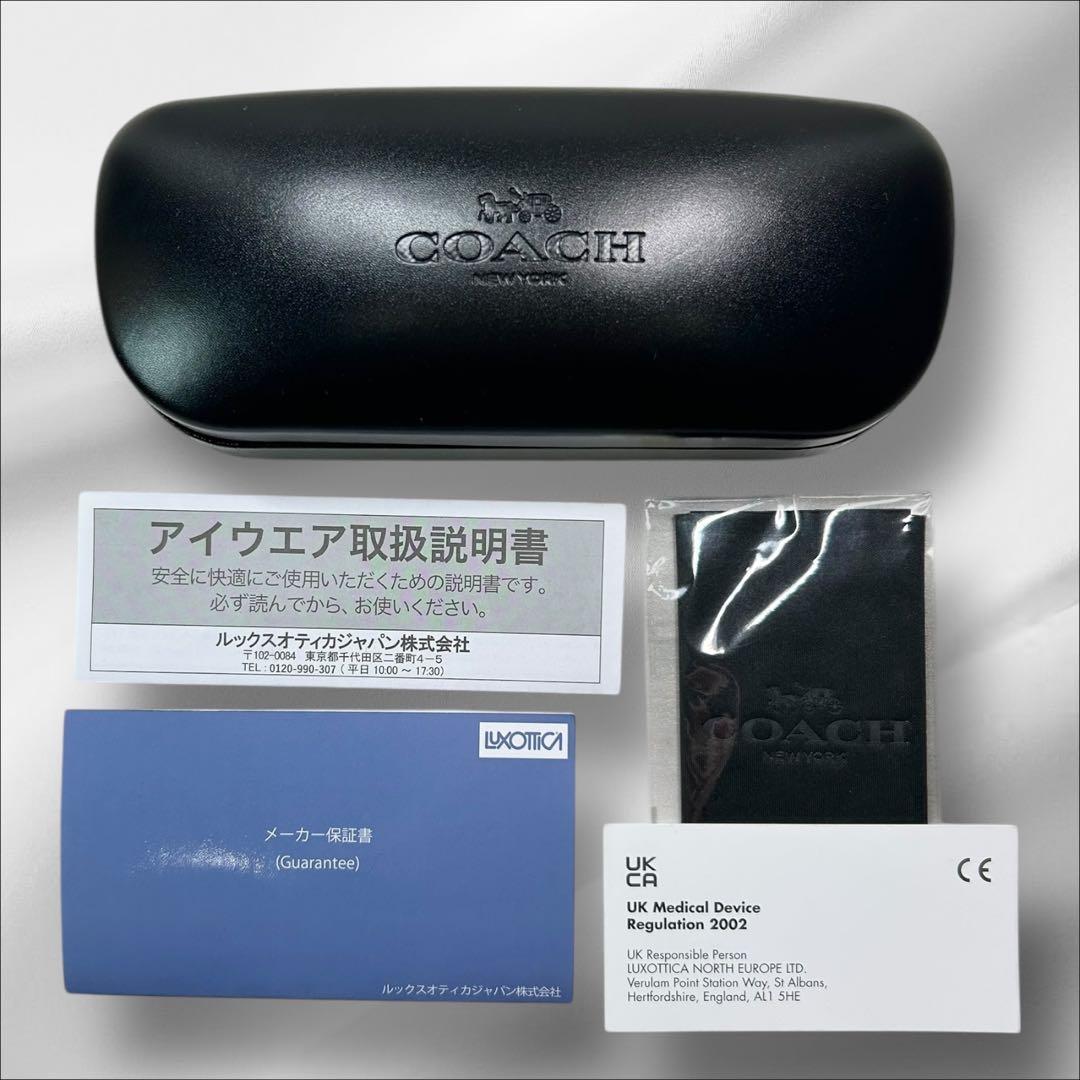 現行✨COACH ディズニーコラボ　ブラックフレーム メガネサングラス